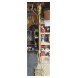 Hollow Brass like coat rack