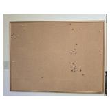 Cork board with pins