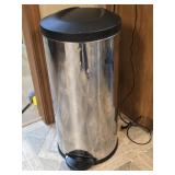 Stainless Trash Can with Lid