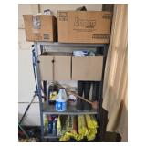 Huge estate lot of rack and contents