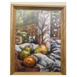 J Meyer Framed oil on canvas