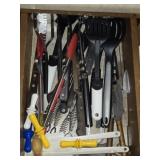 Drawer of Misc Kitchen Cooking Utensils