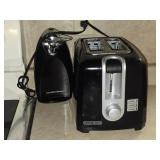 Hamilton Beach Can Opener & Black Decker Toaster