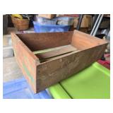 Vintage wood crate