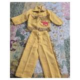 vintage 1950s child's cowboy outfit