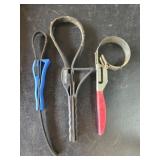 Lot of 3 oil filter wrenches