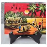 Oriental style wall decor