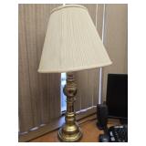 Hollow brass like lamp