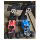 Pair of small RC cars