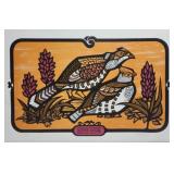 Harry Wysocki lithograph print of an owl