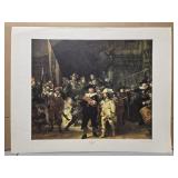 "Night watch" by Rembrandt print