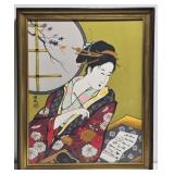 Reproduction of Japanese Ukiyo-e Woodblock Print