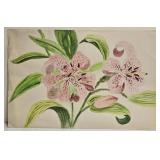 Watercolor Painting of Lillies UNKNOWN ARTIST