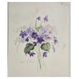 Laura Robinson watercolor flower