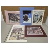 Lot of 5 prints