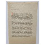 Spiritual message 'DESIDERATA II' dated 1693