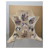 Native american prints on hide