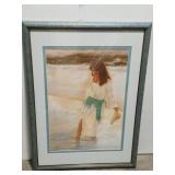 R. Dorman 'Wading in Water' print