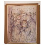 The Holy Family Print By Edna Hibel