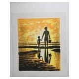 Signed Clam Diggers Print by A Leonardi 49 of 275