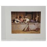 Jim Daly "Dominoes" print ***