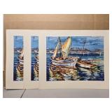 Lot of 3 marina prints
