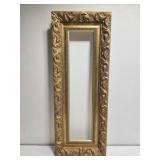 Gold Gilded Carved Wood Frame 24 x 5