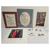 Lot of 5 Decorative Pictures