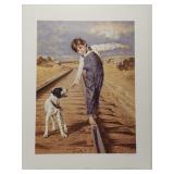 Jim Daly "Walking The Rails" print **