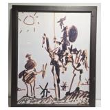 Reproduction of Don Quixote Print By Picasso