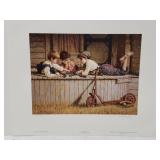 Jim Daly "Dominoes" print ***