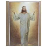 Vintage print of ' In his presence '