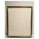 Large Decorative Frame with Brass Corners 24 x 19