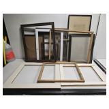 Estate lot of photo frames