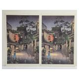 Night Scene Kagurazakas Gay Quarter Tokyo Prints