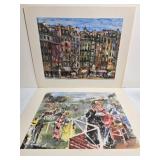 Lot of 2 Hipico & Boulevard Prints
