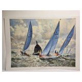 Rounding The Buoy Orint By Deryck Foster