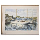 Terry Rodgers print of a boat