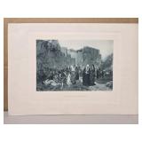 Vintage "Insulting The Prisoners" print