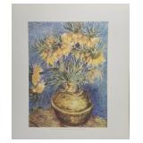 Flowers in a vase By Vincent Van Gogh Print
