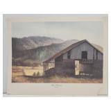 Barn At Evening Print By Russell May