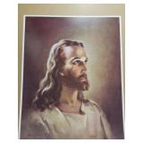 Vintage print of ' The head of christ '