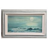 Framed Beach Painting by Laura Robinson Werner
