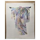 1993 'kimono' by Pat Woodworth print