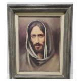 Religious print on board by John Gutcher