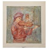 Virtuoso Edna Hibel Print Exclusive Edition 113