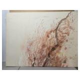 Watercolor painting on board