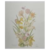 Print Floral Cascade by Moral Morson