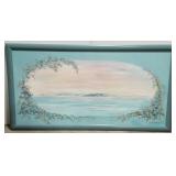 Laura Robinson 'Peaceful Lake' oil painting