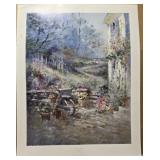 Signed 'Morning Garden' by L. Gordon 238/1250